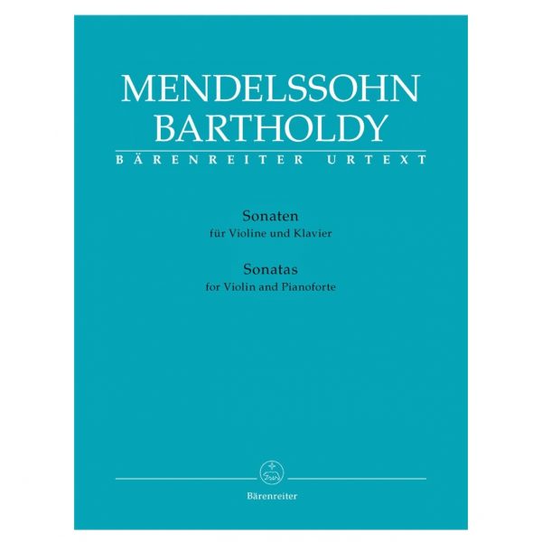 Barenreiter Mendelssohn - Sonatas Βιβλίο για Πιάνο και Βιολί