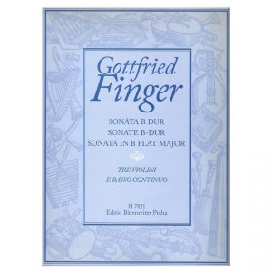 Barenreiter Gottfreid - Sonata In Bb Major, for 3 Violins & Basso Continuo Βιβλίο για βιολί