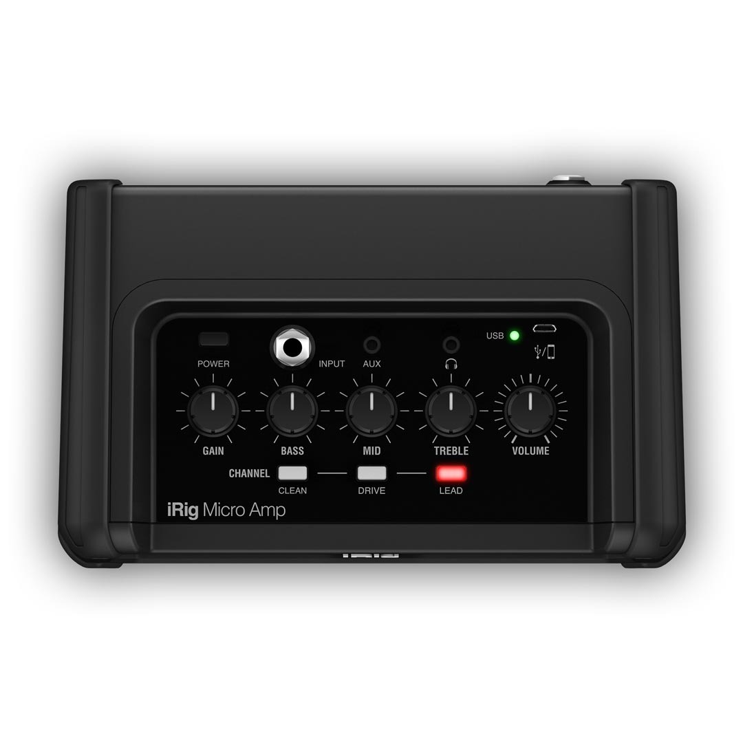 IK Multimedia iRig Micro Amp - 15 Watt Ενισχυτής κιθάρας 3 irigmicroamp top 1