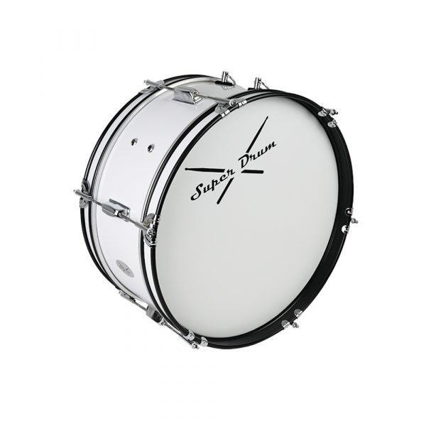 Super Drum LMBJ1807 18"x7" White Γκρανκάσσα Μπάντας