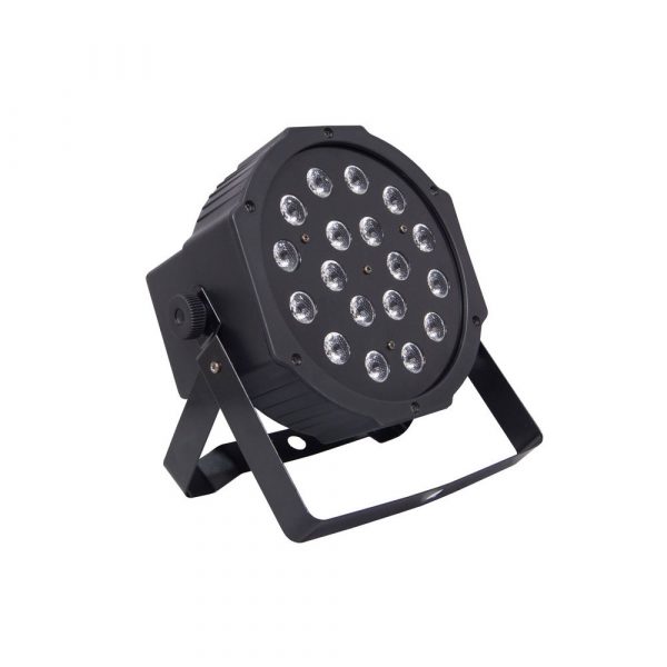 MARK SUPERPARLED ECO 18 LED ΠΡΟΒΟΛΕΑΣ RGB 18X1W BLACK IP 20