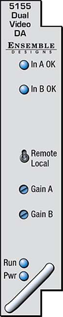 ENSEMBLE DESIGN 5155 AVENUE DUAL ANALOG VIDEO, AES AND HD TRI-LEVEL ENSEMBLE DESIGN 5155 AVENUE DUAL ANALOG VIDEO, AES AND HD TRI-LEVEL