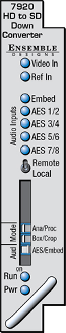 ENSEMBLE DESIGN 7920 AVENUE HD UP/CROSS CONVERTER ENSEMBLE DESIGN 7920 AVENUE HD UP/CROSS CONVERTER
