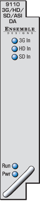 ENSEMBLE DESIGN 9110 AVENUE 3G / HD / SD / ASI RECLOCKING DISTRIBUTION ENSEMBLE DESIGN 9110 AVENUE 3G / HD / SD / ASI RECLOCKING DISTRIBUTION