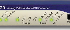 ENSEMBLE DESIGN BE-25 BRIGHTEYE 25 ANALOG VIDEO/AUDIO TO SDI CONVERTER W