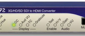 ENSEMBLE DESIGN BE-72 F BRIGHTEYE 72-F OPTICAL 3G/HD/SD SDI TO HDMI CONVER