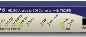 ENSEMBLE DESIGN BE-75 BRIGHTEYE 75 HD/SD ANALOG TO DIGITAL CONVERTER AND