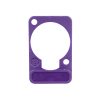 NEUTRIK DSS-VIOLET LAMBELING PLATE FOR D SERIES