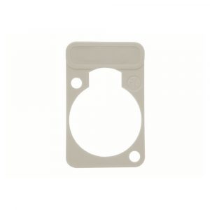 NEUTRIK DSS-WHITE LAMBELING PLATE FOR D SERIES
