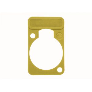 NEUTRIK DSS-YELLOW LAMBELING PLATE FOR D SERIES