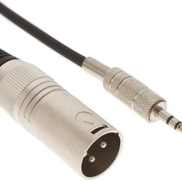 BESPECO EAMS300 AUDIO CABLE MALE CANNON/TRS MINI JACK, 3MT