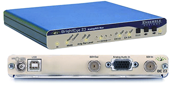 ENSEMBLE DESIGN BE-23 ANALOG TO SDI EMBEDDER ENSEMBLE DESIGN BE-23 ANALOG TO SDI EMBEDDER
