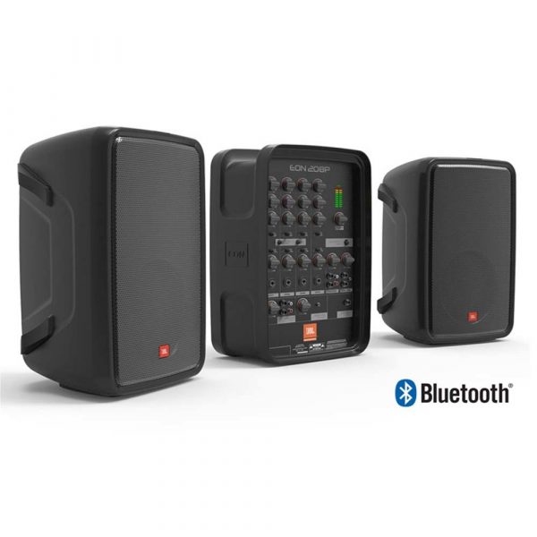 JBL EON 208P ΕΝΕΡΓΟ ΣΥΣΤΗΜΑ 2 ΔΡΟΜΩΝ 2X150W, 8'', 8 ΕΙΣΟΔΟΙ