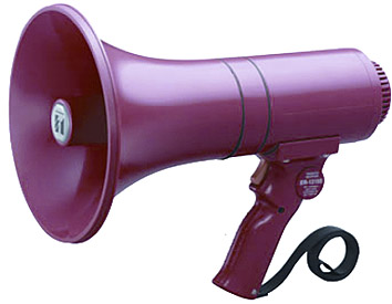 TOA ER-1215S HAND GRIP TYPE MEGAPHONE R14P(C) 6(9V DC) 15W-23W TOA ER-1215S HAND GRIP TYPE MEGAPHONE R14P(C) 6(9V DC) 15W-23W