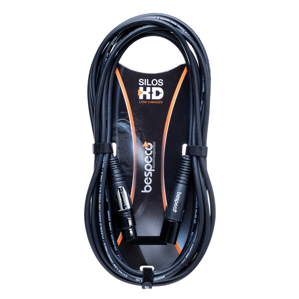 BESPECO HDFM600 SILOS HD MIC CABLE 6M BLK XLR-XLR ΜΙΚΡ. ΚΑΛΩΔΙΟ BESPECO HDFM600 SILOS HD MIC CABLE 6M BLK XLR-XLR ΜΙΚΡ. ΚΑΛΩΔΙΟ