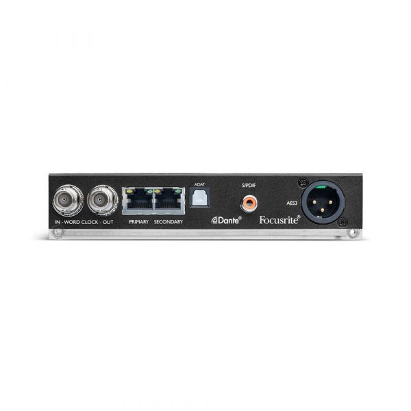 FOCUSRITE-PRO ISA ADN2 A/D CARD 2 CHANNEL DANTE & AES/SPDIF/OP OUT