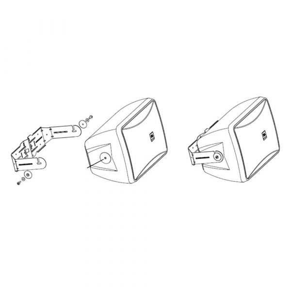 JBL MTC-28UB-1 WH ΔΑΚΤΥΛΙΟΣ ΣΤΗΡΙΞΗΣ U BRACKET ΛΕΥΚΟ