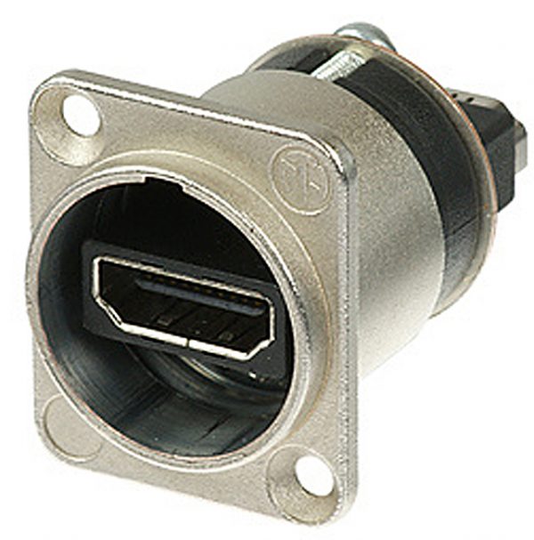 NEUTRIK NAHDMI-W-B HDMI-HDMI ADAPTER, SEALING RING, BLACK