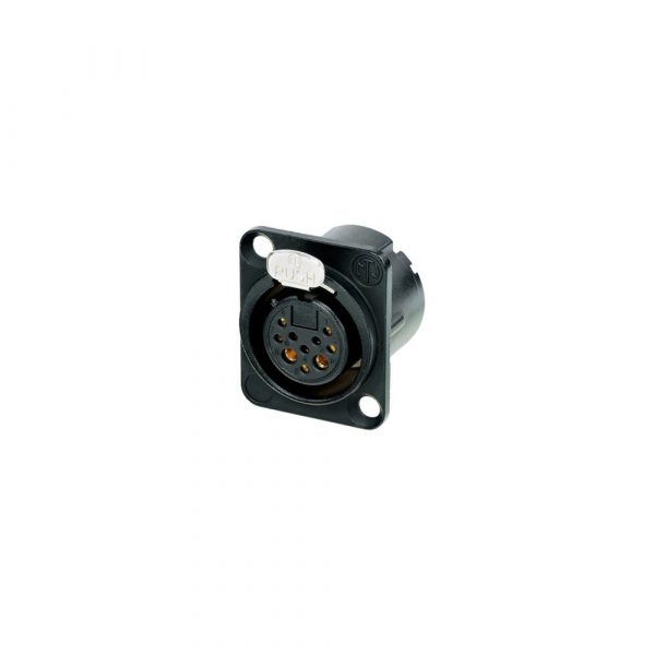 NEUTRIK NC10FD-LX-B CHASSIS CONNECTOR FEMALE