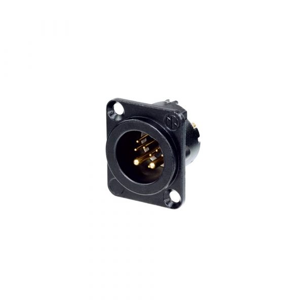 NEUTRIK NC10MD-LX-B CHASSIS CONNECTOR MALE