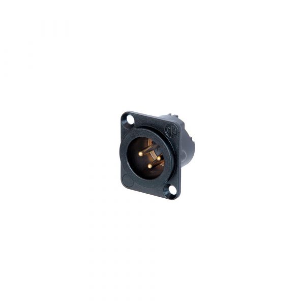 NEUTRIK NC3MD-LX-B 3-PIN ΜΑΥΡΟ ΑΡΣ.XLR ΒΑΣ.ΤΕΤΡ.
