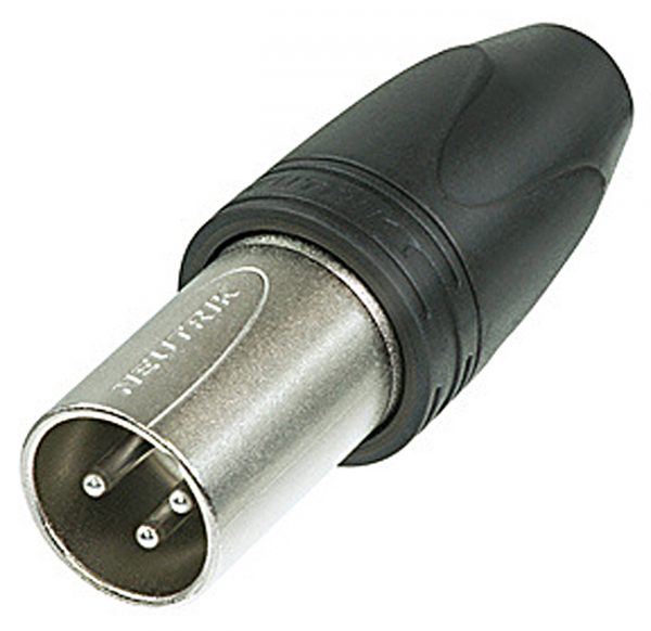NEUTRIK NC3MXX-HD-B-D HEAVY DUTY MALE 3 POLE XLR CABLE CONNECTOR