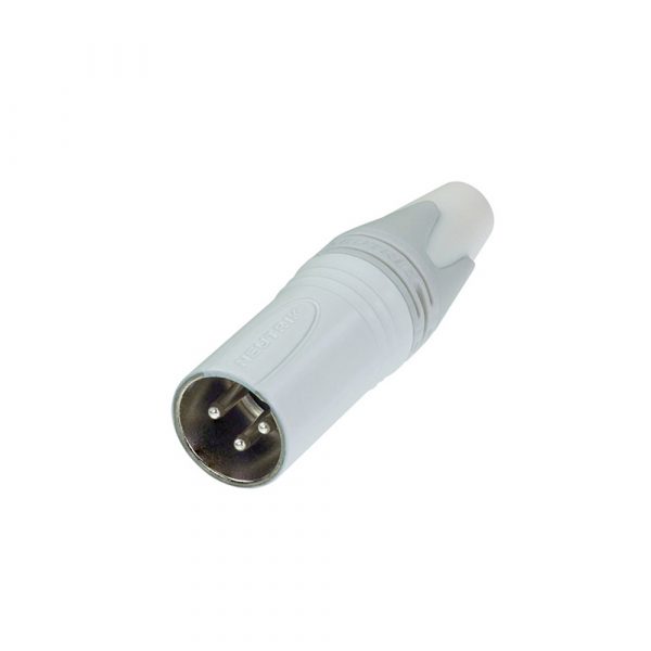 NEUTRIK NC3MXX-WT 3 PIN ΑΡΣΕΝΙΚΟ XLR ΚΑΛΩΔΙΟΥ ΑΣΠΡΟ