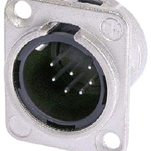 NEUTRIK NC7MD-LX-B 7-PIN ΜΑΥΡΟ ΑΡΣ.XLR ΒΑΣ.ΤΕΤΡ.