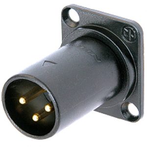 NEUTRIK NM3MD-B XLR ΣΑΣΙ ΑΡΣ.ΜΕ ΑΠΟΣΤΑΤΗ