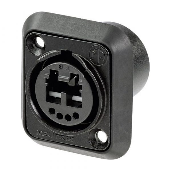 NEUTRIK NO2-4FDW-A CONNECTOR ΣΑΣΙ ΜΑΥΡΟ ΧΡΩΜΑ 4 ΕΠΑΦΕΣ