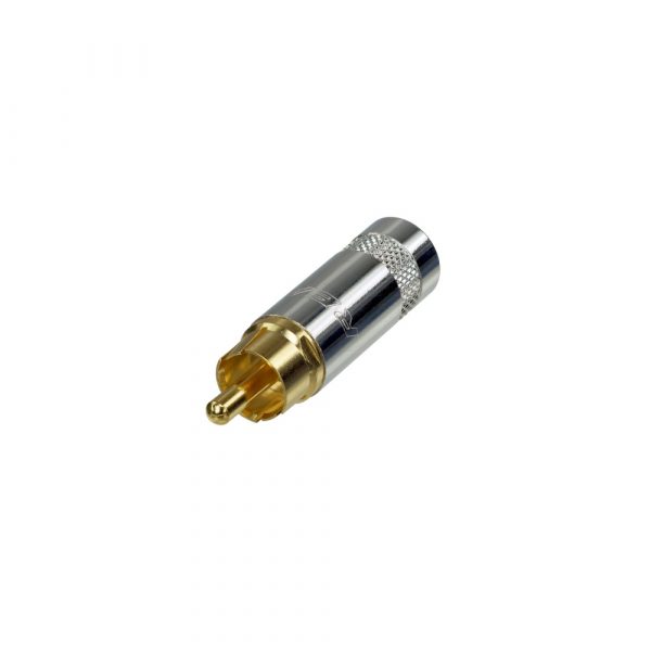 REAN NYS-352G RCA PHONO MALE PLUG NICKEL GOLD