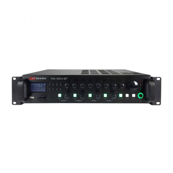 MARK PM 1204 BT ΟΛΟΚΛΗΡΩΜΕΝΟΣ ΕΝΙΣΧΥΤΗΣ 120W/4 ΖΩΝΕΣ USB/SD/FM/BLU