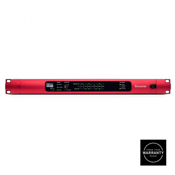 FOCUSRITE-PRO REDNET HD32R 32-CHANNEL PRO TOOLS HD