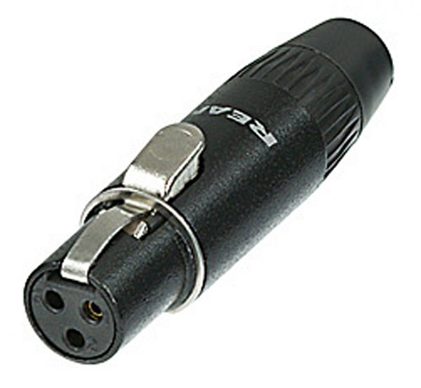 REAN RT3FC-B 3 POLE TINY XLR FEMALE CABLE CONNECTOR