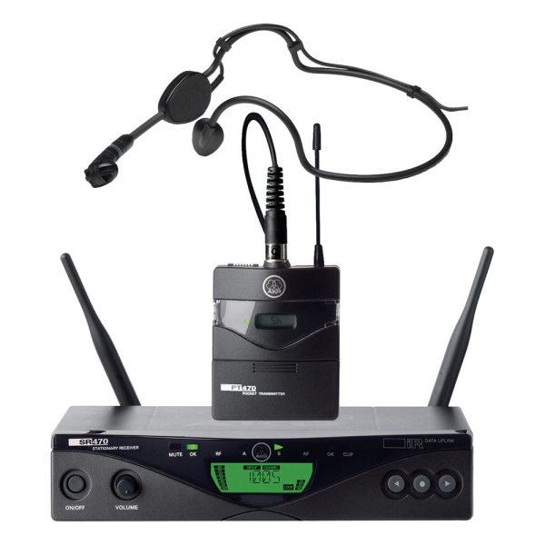 AKG WMS 470 SPORTS SET ΑΣΥΡΜΑΤΟ ΣΥΣΤΗΜΑ UHF ΜΕ ΠΟΜΠΟ BELTPACK PT47