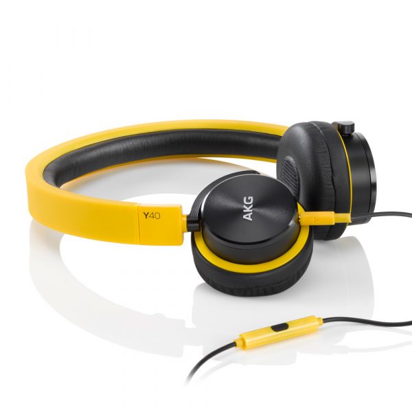 AKG Y 40YEL ΔΥΝΑΜΙΚΟ ΑΚΟΥΣΤΙΚΟ ΚΛΕΙΣΤΟΥ ΤΥΠΟΥ  ΑΝΑΔΙΠΛΟΥΜΕΝΟ