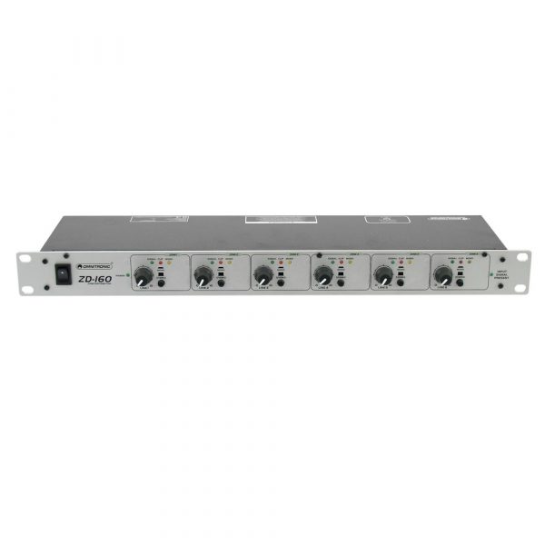 OMNITRONIC ZD-160 ΕΝΙΣΧΥΤΗΣ ΔΙΑΝΟΜΗΣ 1-IN / 6-OUT