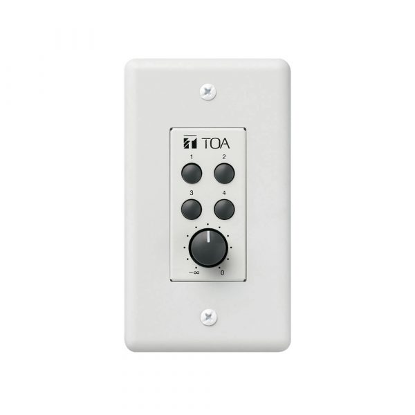 TOA ZM-9002 REMOTE PANEL 4 BUTTONS+VOL.CON