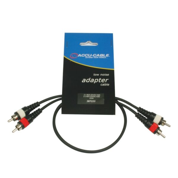 ACCUCABLE ACCU-CABLE AC-R/0,5 RCA cable 0,5m