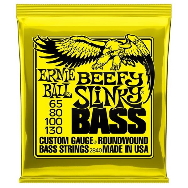 Ernie Ball 2840 Nickel Wound Beefy Slinky 065-130