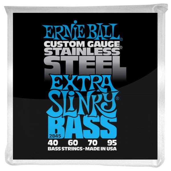 Ernie Ball 2845 Stainless Steel Extra Slinky 040-095
