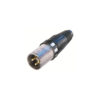 NEUTRIK 3-MX CC 3 POLE MALE CABLE CONNECTOR RF-PROTECTED GOLD CONTACTS
