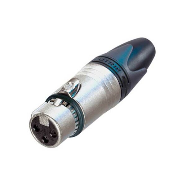 NEUTRIK Neutrik 3-FXΧ Βύσμα XLR 3-pin θηλυκό με ασημένιες επαφές