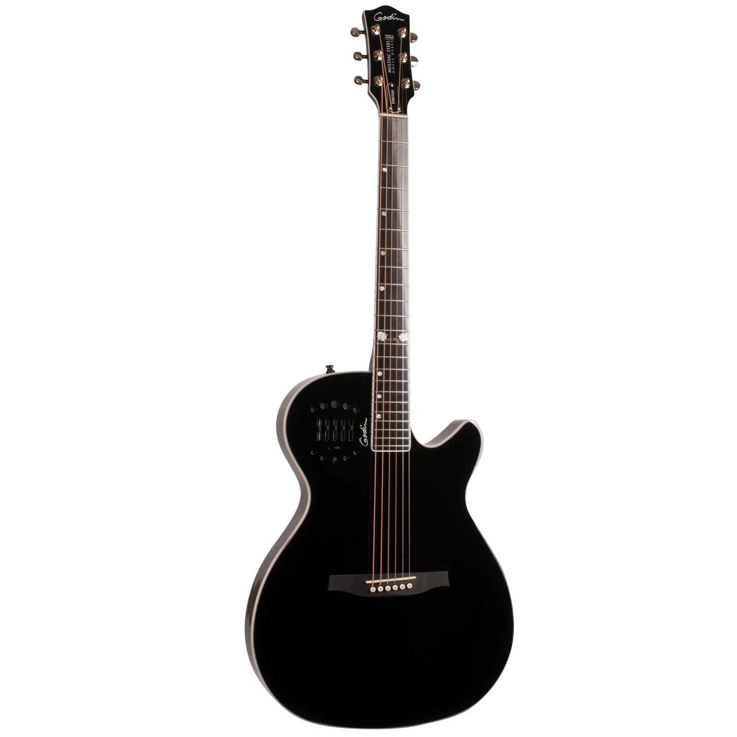 Godin Multiac Steel Doyle Dykes Black & TRIC Case Godin Multiac Steel Doyle Dykes Black & TRIC Case