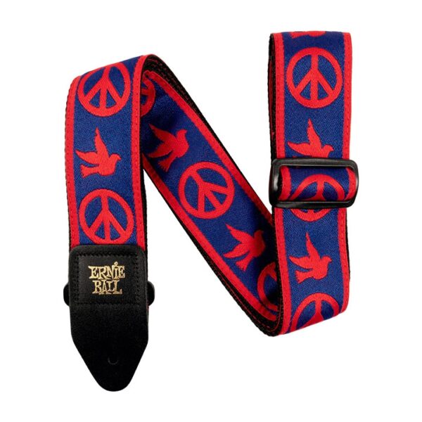 Ernie Ball 4698 Peace Love Dove Red-Blue Jacquard