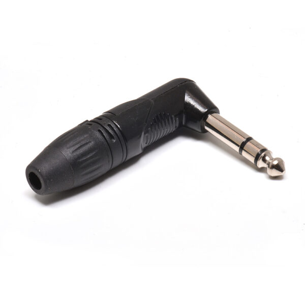 METRO Metro PJ-004BK γωνιακό βύσμα Jack stereo 6,3mm