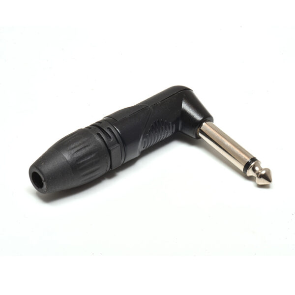 METRO Metro PJ-003BK Βύσμα 6,3mm Jack Mono Αρσενικό με Δεξιά Γωνία