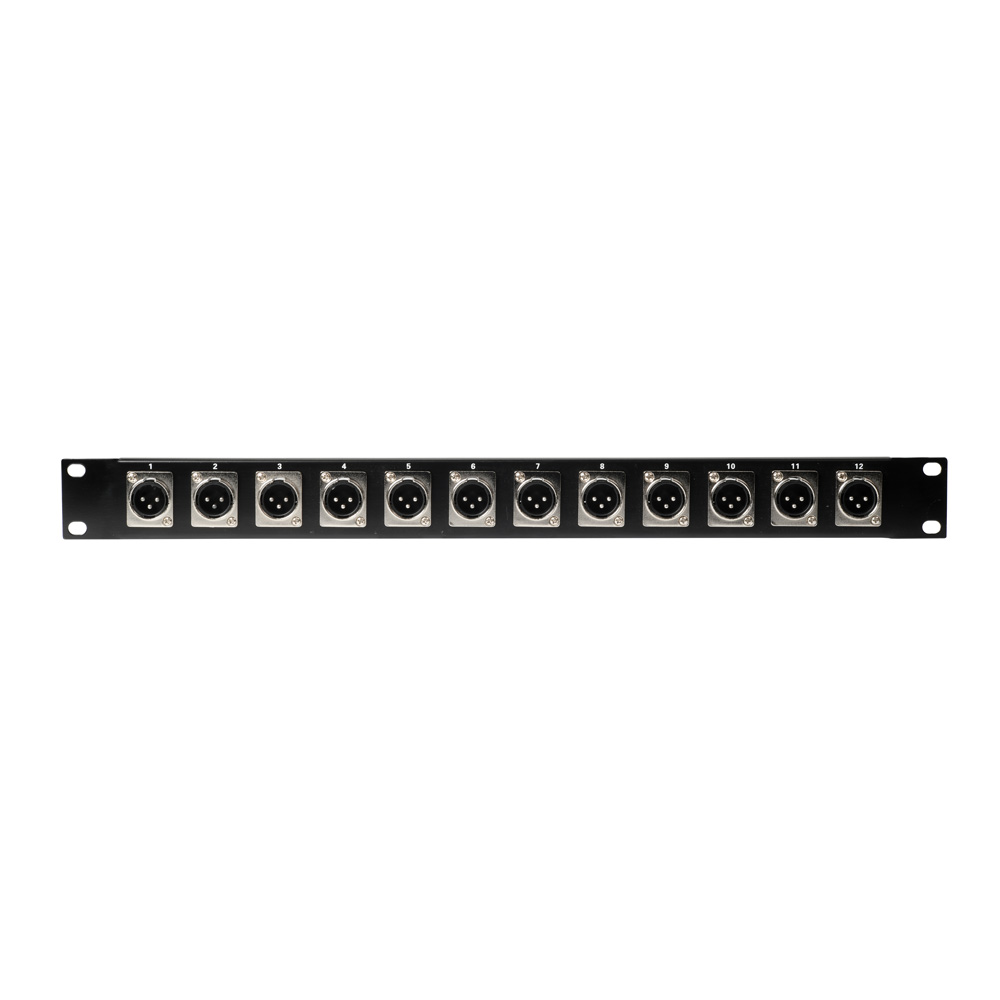 METRO BP-002 PATCH PANEL ΜΕ 12 3-PIN XLR MALE METRO BP-002 PATCH PANEL ΜΕ 12 3-PIN XLR MALE