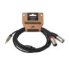 METRO  PY-010/3M 2x3PIN XLR MALE ΣΕ 3,5mm MINI JACK STEREO 3m