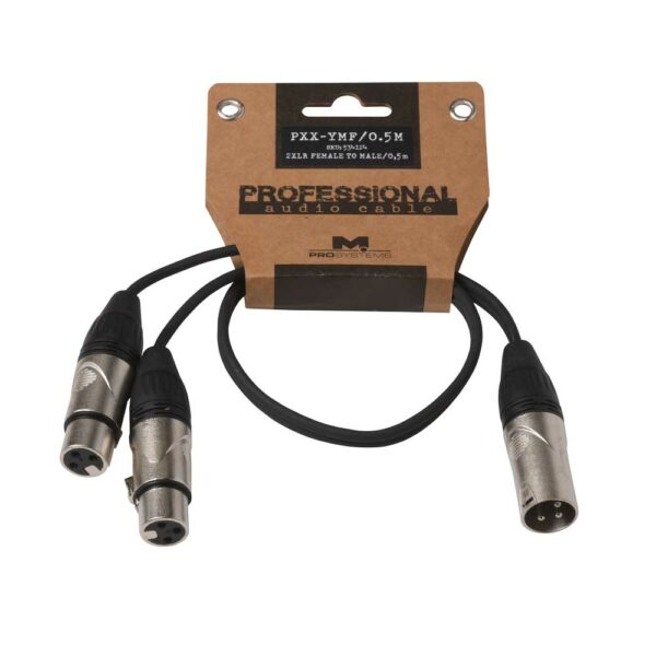 METRO  PXX-YMF/0.50M 2 XLR Female σε 1 XLR Male 0,5m